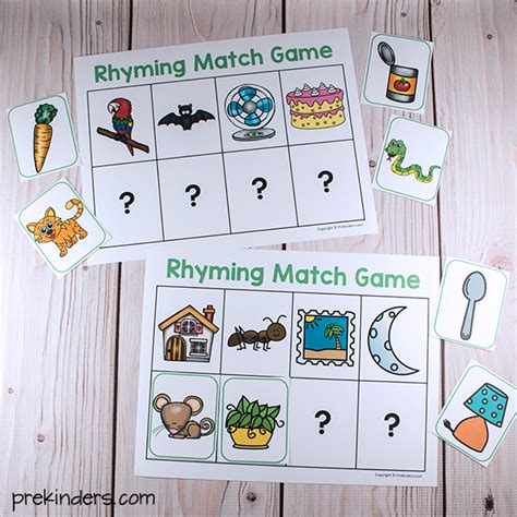 Educational Rhyming Games .